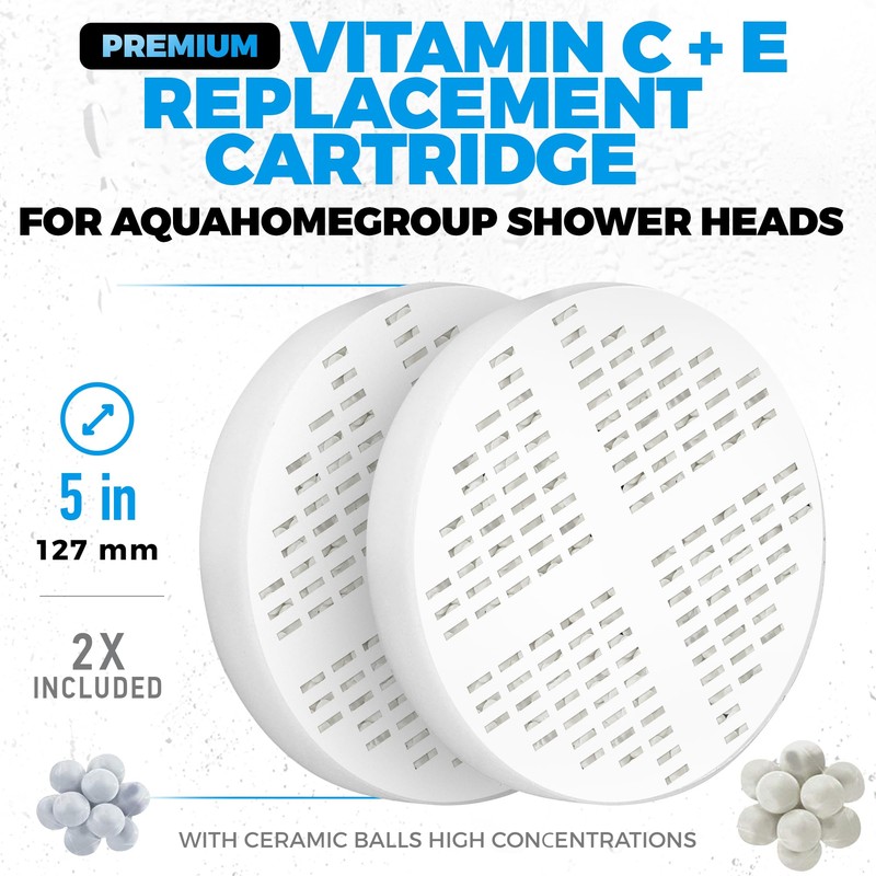 AquaHomeGroup Vitamin C + E + A Shower Filter Replacement