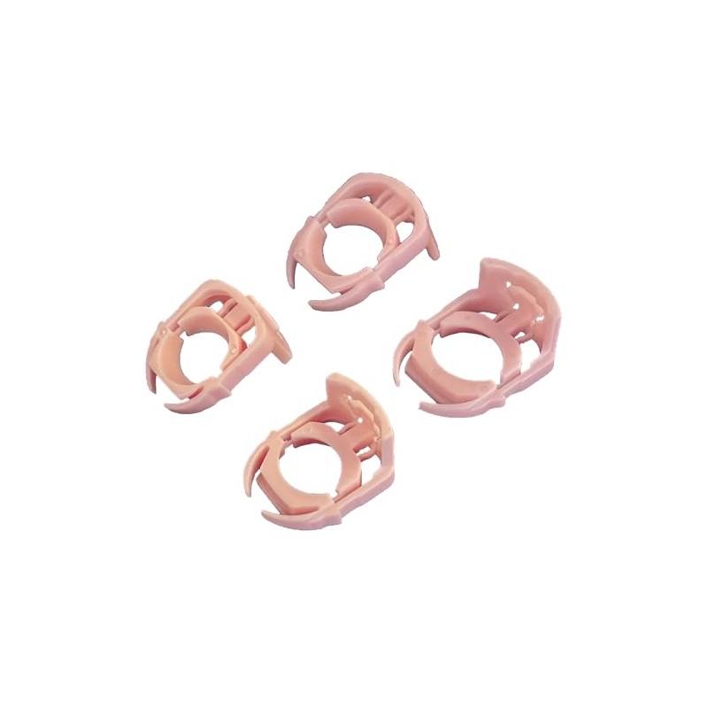ADL Fuel Line Retainer Clips, Pink Plastic, 4-Pack, Ford Pipe