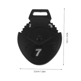 BESPORTBLE Golfing Counter 6pcs Golf Club Headcover Tags Rotating Number Tags for Easy Organization