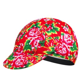 Corsehild Cycling Hat Under Helmet Cycling Caps for Unisex Cycling Hat, Flo-27, Unit size