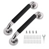 Grab Bars for Seniors, Shower and Steps, Black, 30 cm