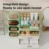Booklov Makeup Organizer for Vanity, Large Capacity Cosmetic Display Case