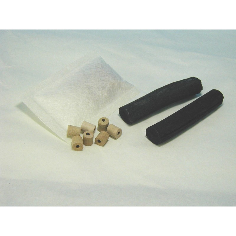 Binchotan Charcoal 2 Bottles, Tourmaline Ceramic, Water Purification, Rice, Delicious