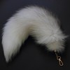 Chunxiao Luxe Fox Fur Tail Keychain - Fashion Accessory with