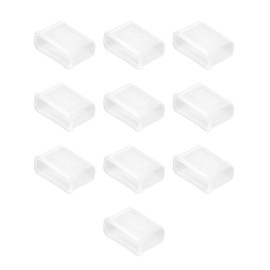 Fansoftiks 10Pcs Transparent Whistle Cover,Whistle Mouth Grip Whistle Protective Cover Sport Training Soccer Whistle Cover Whistle Finger Grip Cover Sports Outdoor Recreation Accessorieses