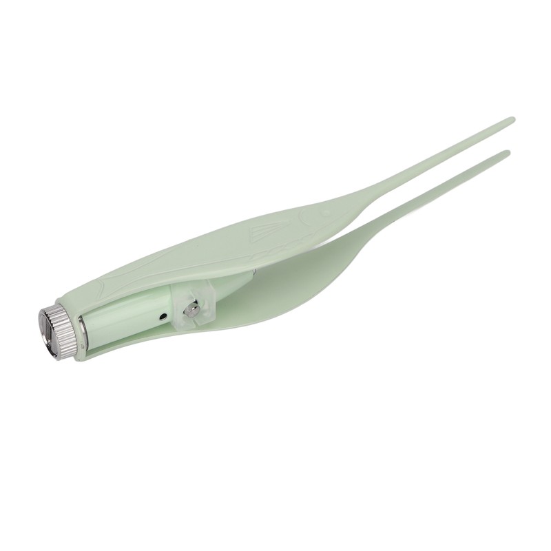 Ear Pick Tweezers Set USB Rechargeable LED Light Safe Professional