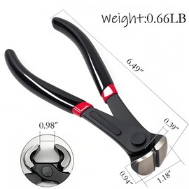 BJDSI 6 inch Nail Puller,Sharp,Rust-Proof,Anti-Slip Handle.