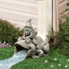 CT DISCOUNT STORE Cute, Playful Cat, Gnome and Frog Downspout
