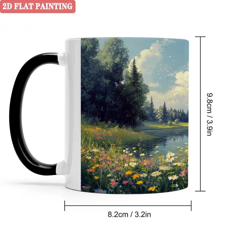 11oz Ceramic Mug Sublimation Blank Cup for Custom Design Low