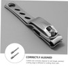 BIUDECO 2pcs Rotating Nail Clippers Kit Ultra Sharp Toenail Fingernail