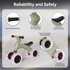 WXXM Toddler Balance Bike - Light-Up Wheels, No Pedal, Anti-Tip
