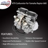 Carburetor Replacement Comportable with Yamaha Raptor 660 660R YFM660 YFM