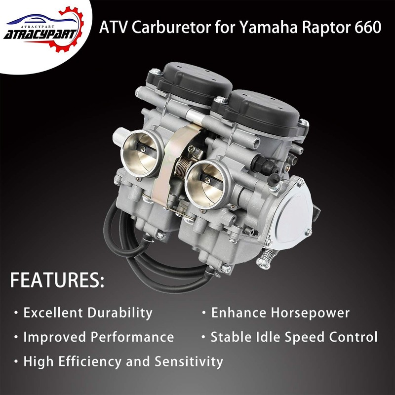 Carburetor Replacement Comportable with Yamaha Raptor 660 660R YFM660 YFM