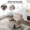 VANSOFY Recliner Chair Covers 100% Waterproof Seat Cover with Arm