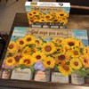 Sunflower Puzzles for Adults 1000 Pieces, Christian Religious Bible Floral