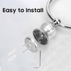 Silver Crystal Towel Ring, Chrome Bathroom Towel Holder Ring, Bathroom