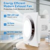 yanliangvich Bathroom Exhaust Fan with Light, 8 Inch Bathroom Ventilation