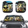 TSVAGA Sea Turtle Windshield Sun Shade 2-Piece Foldable Car Front