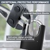 ZHEGE Outdoor Combination Padlock, 4 Digit Padlocks with Code, Heavy
