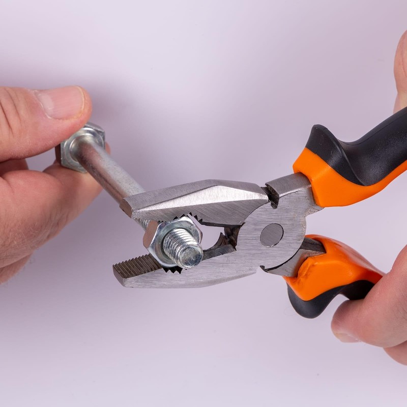 BOOMET Combination Pliers, 175 mm, Universal Pliers, Various Designs to