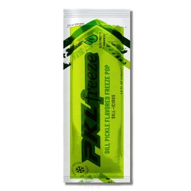 PKLfreeze Dill Pickle Flavored Freeze Pop, 1.5 Oz Packet, (32 Packets)