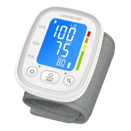 Digital Electronic Blood Pressure Monitor Wrist Style Backlit Dual User