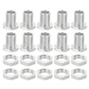 PATIKIL M10x15mm Hex Bolt and Nut Kit, 10 Sets of