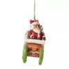 Jim Shore Heartwood Creek Santa in Gingerbread Sleigh Christmas Tree