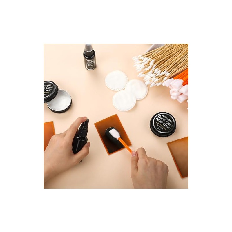 Nuanchu 607 Pcs Card Cleaning Kit Trading Card Repair Kit