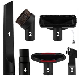 7 Pieces Set 32mm-35mm Caliber Vacuum Cleaner Accessories for Henry Hoover Attachment Replacement,Kit Brush Nozzle Crevice Tool