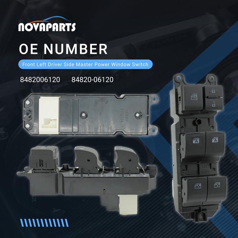 NOVAPARTS Front Left Driver Side Master Power Window Switch 84820-06120