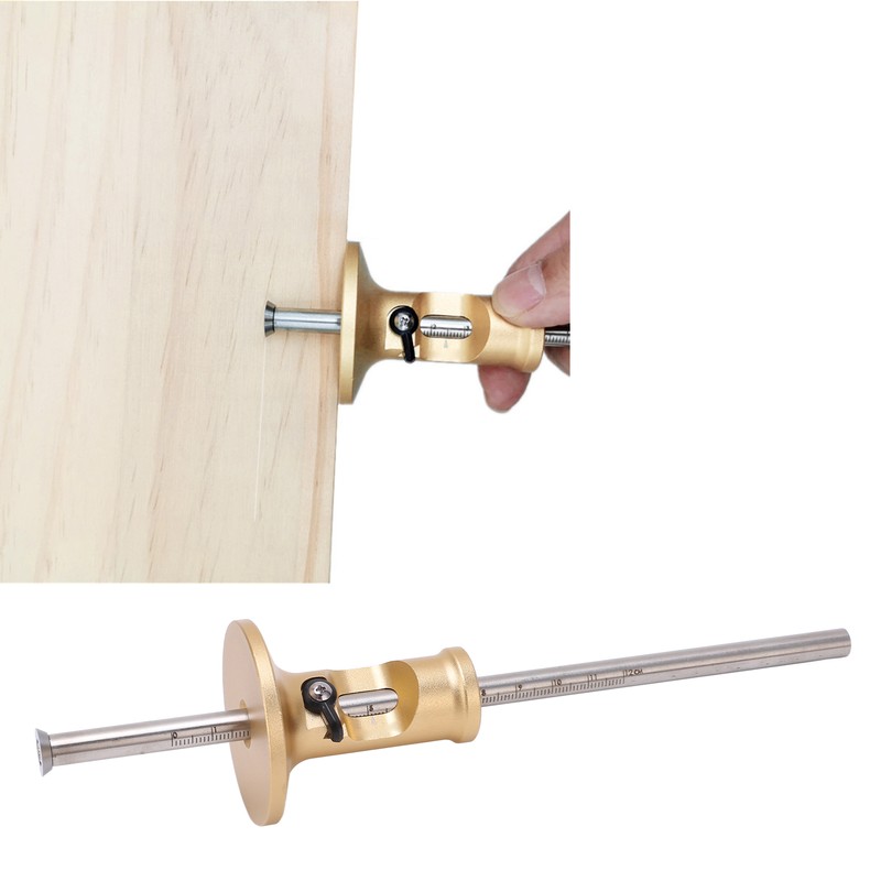 2Pcs Marking Gauge Dovetail Jig Guide Marker Scribing Tool Set