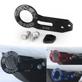 AULESSE JDM car Accessories Tow Hook Kit for Universal Car Auto Aluminum Rear Towing Hook ?Black?