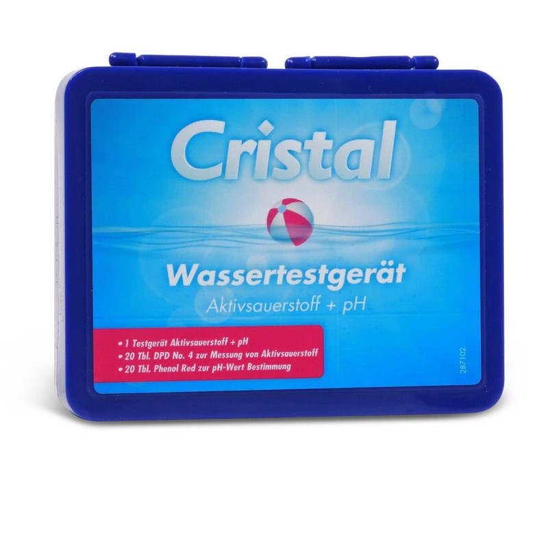 Cristal Pool pH & Oxygen Water Tester - Water Analysis