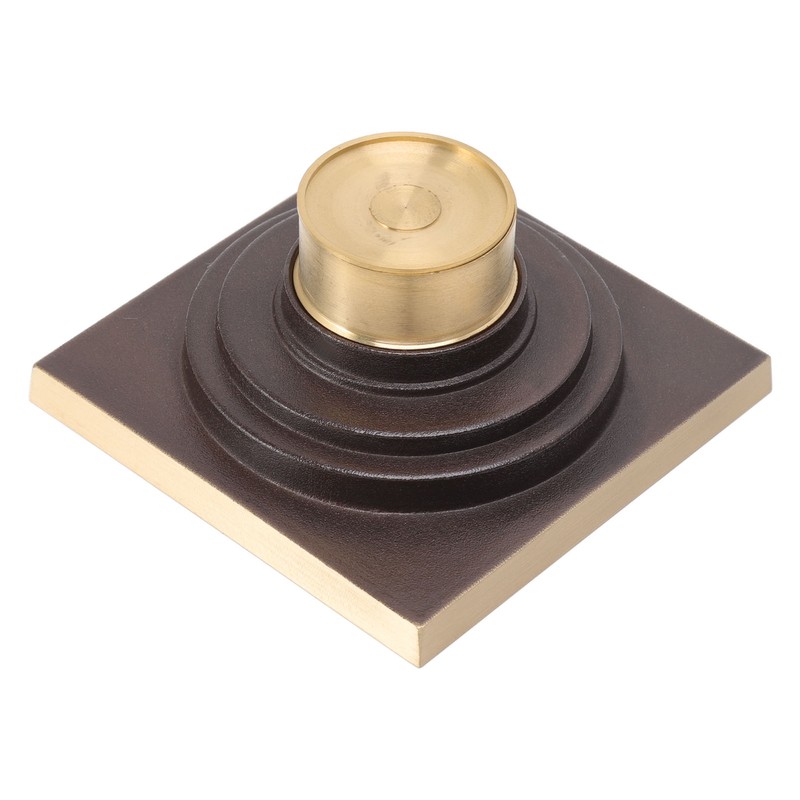 Floor Drain Metal Squared Retro Style Water Drainage Shower Drain