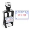 ExcelMark Heavy Duty Self-Inking Date Stamp (Blue/Red, Received)