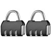 2 Pack Lock Combination Code 3 Digit Combination Lock Padlock