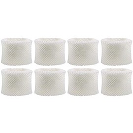 Nispira 8 Packs Humidifier Wick Filter Replacement Compatible with Holmes HWF75 HWF75CS HWF75PDQ-U Filter D Fits White Westinghouse, Sunbeam