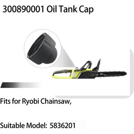 deawater 300890001 Chainsaw Oil Cap Primer Bulb 2-Pack, Replacement for Ryobi Chainsaw P540 P541 P542 P545 CS1800,
