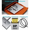 THANDBLE DisplayPort to Dual DisplayPort with HDMI Adapter 4K@60Hz, Extended