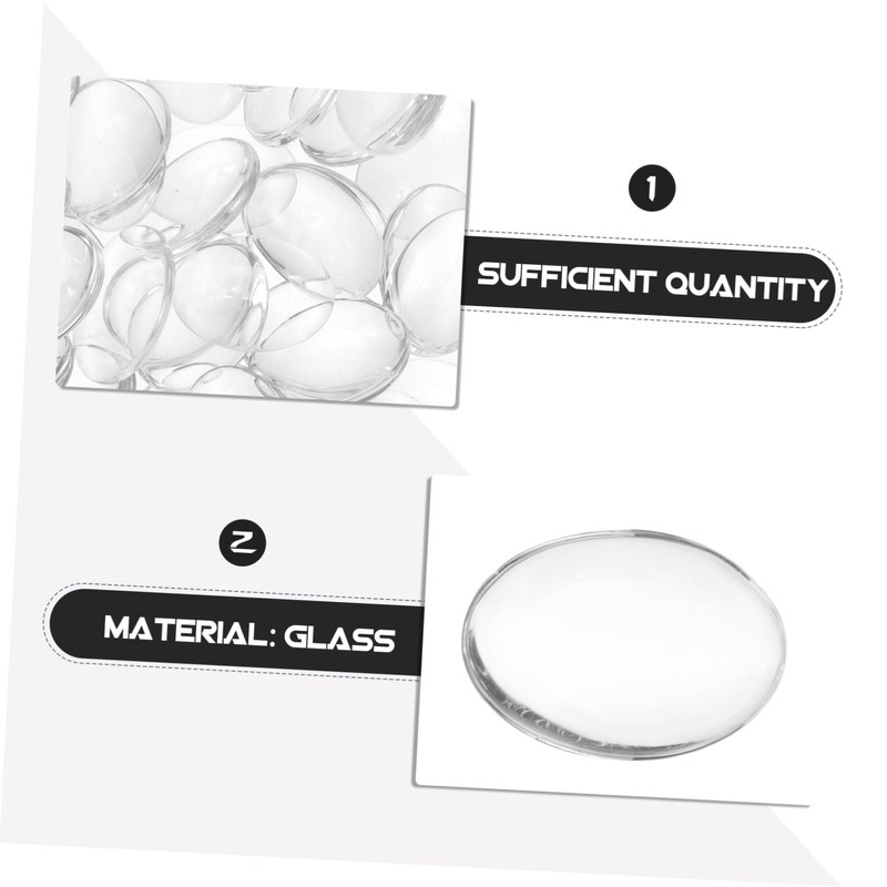 SEWACC 100pcs Jewelry Making Kit Glass Cabochons Rhinestones for Photo