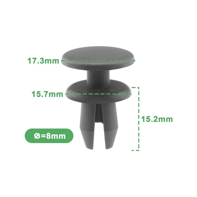 EMSea 20PCS Tailgate Lining Clips Boot Lid Lining Fasteners Front