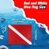 2 Pack Dive Flag Diver Down Warning Flag, Scuba Safety