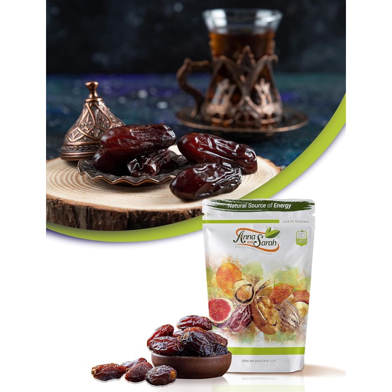 Anna and Sarah Fancy Medjool Dates in Resealable Bag, 1