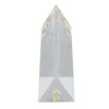 Crystal Prism Colorful Triangular Crystal Suncatcher with Bottom 1/4 Thread
