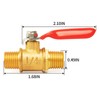 ChillWaves Brass Ball Valve, Air Compressor Ball Valve Shut Off
