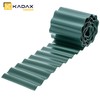 KADAX Lawn Edging 15 cm x 9 m, Plastic Flower