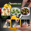 2 Pcs Stainless Steel Fruit Corer for Easy Core Removal
