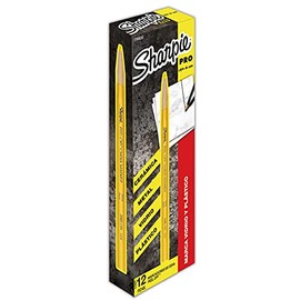 Marcador de cera amarillo Sharpie 12 piezas