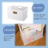 Tenma Stackable Color Box Storage, Width 15.0 x Depth 10.2